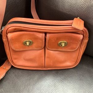 Rare Vintage Coach leather belt bag